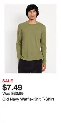 Old Navy Old Navy Waffle-Knit T-Shirt offer
