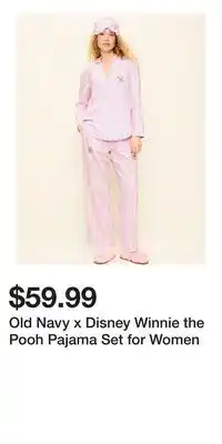 Old Navy Old Navy x Disney Winnie the Pooh Pajama Set for Women offer