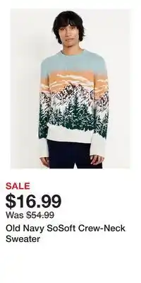 Old Navy Old Navy SoSoft Crew-Neck Sweater offer