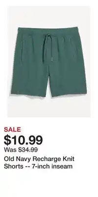 Old Navy Old Navy Recharge Knit Shorts -- 7-inch inseam offer