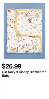Old Navy Old Navy x Disney Blanket for Baby offer