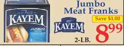 Market Basket Jumbo Meat Franks offer