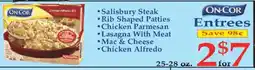 Market Basket ON-COR Entrees offer