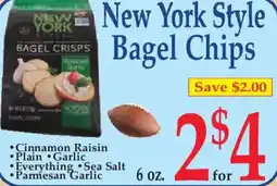 Market Basket New York Style Bagel Chips offer