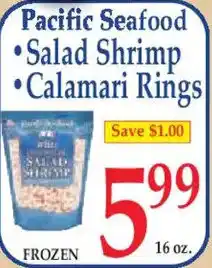 Market Basket Pacific Seafood offer