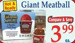 Market Basket Giant Meatball offer