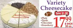 Market Basket Variety Cheesecake offer