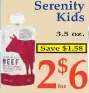 Market Basket Serenity Kids offer