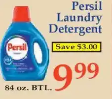 Market Basket Persil Laundry Detergent offer