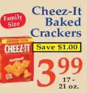 Market Basket Cheez-It Baked Crackers offer