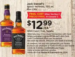 Ralphs Jack Daniel's offer