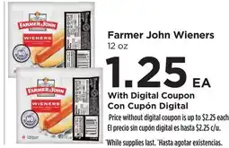 Food 4 Less Farmer John Wieners offer