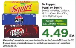 Food 4 Less Dr Pepper, Pepsi or Squirt offer