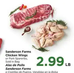 Food 4 Less Sanderson Farms Chicken Wings offer