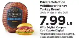 Food 4 Less Private Selection Wildflower Honey Turkey Breast offer