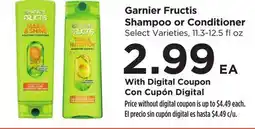 Food 4 Less Garnier Fructis Shampoo or Conditioner offer