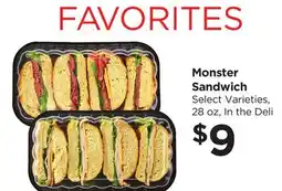 Food 4 Less Monster Sandwich offer