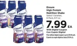 Food 4 Less Ensure High Protein Nutrition Shake offer