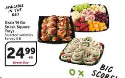 Vons Grab'N Go Snack Square Trays offer