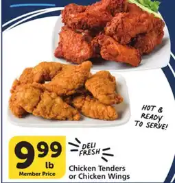 Vons Chicken Tenders or Chicken Wings offer
