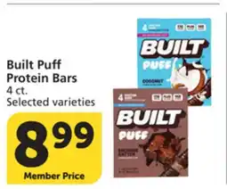 Vons Built Puff Protein Bars offer
