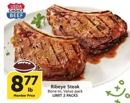 Vons Ribeye Steak offer