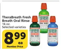 Vons TheraBreath Fresh Breath Oral Rinse offer