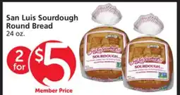 Vons San Luis Sourdough Round Bread offer