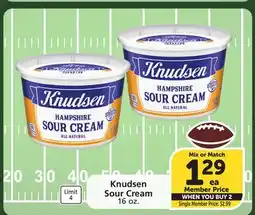Vons Knudsen Sour Cream offer