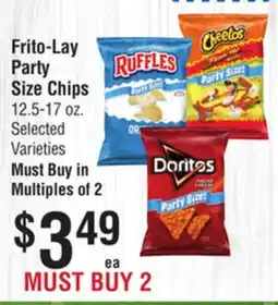 Smart & Final Frito-Lay Party Size Chips offer