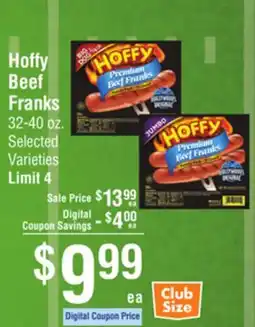 Smart & Final Hoffy Beef Franks offer