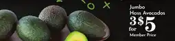 Pavilions Jumbo Hass Avocados offer