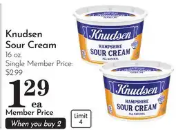 Pavilions Knudsen Sour Cream offer