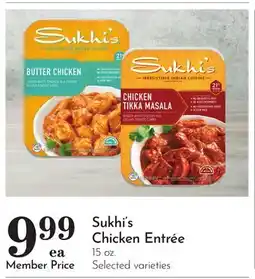 Pavilions Sukhi's Chicken Entrée offer