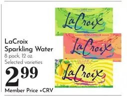 Pavilions LaCroix Sparkling Water offer