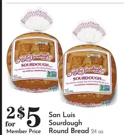 Pavilions San Luis Sourdough Round Bread offer