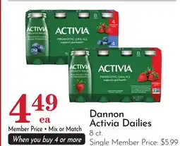 Pavilions Dannon Activia Dailies offer