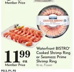 Pavilions Waterfront BISTRO Cooked Shrimp Ring or Seamazz Prime Shrimp Ring offer