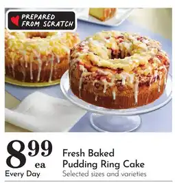 Pavilions Fresh Baked Pudding Ring Cake offer