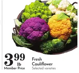 Pavilions Fresh Cauliflower offer