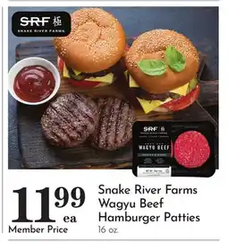 Pavilions Snake River Farms Wagyu Beef Hamburger Patties offer