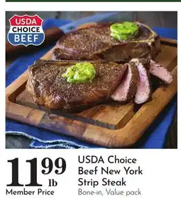 Pavilions USDA Choice Beef New York Strip Steak offer