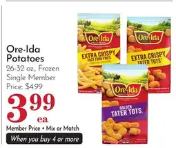 Pavilions Ore-Ida Potatoes offer