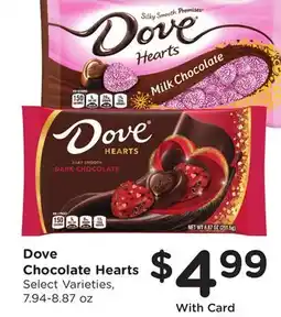 Ralphs Dove Chocolate Hearts offer