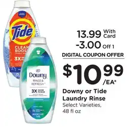 Ralphs Downy or Tide Laundry Rinse offer