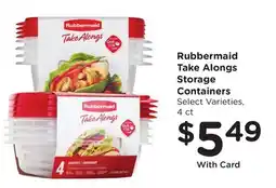 Ralphs Rubbermaid Take Alongs Storage Containers offer