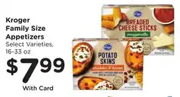 Ralphs Kroger Family Size Appetizers offer