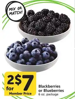 Albertsons Blackberries or Blueberries offer