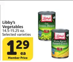 Albertsons Libby's Vegetables offer