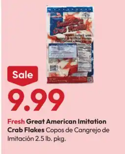 Stater Bros Great American Imitation Crab Flakes offer